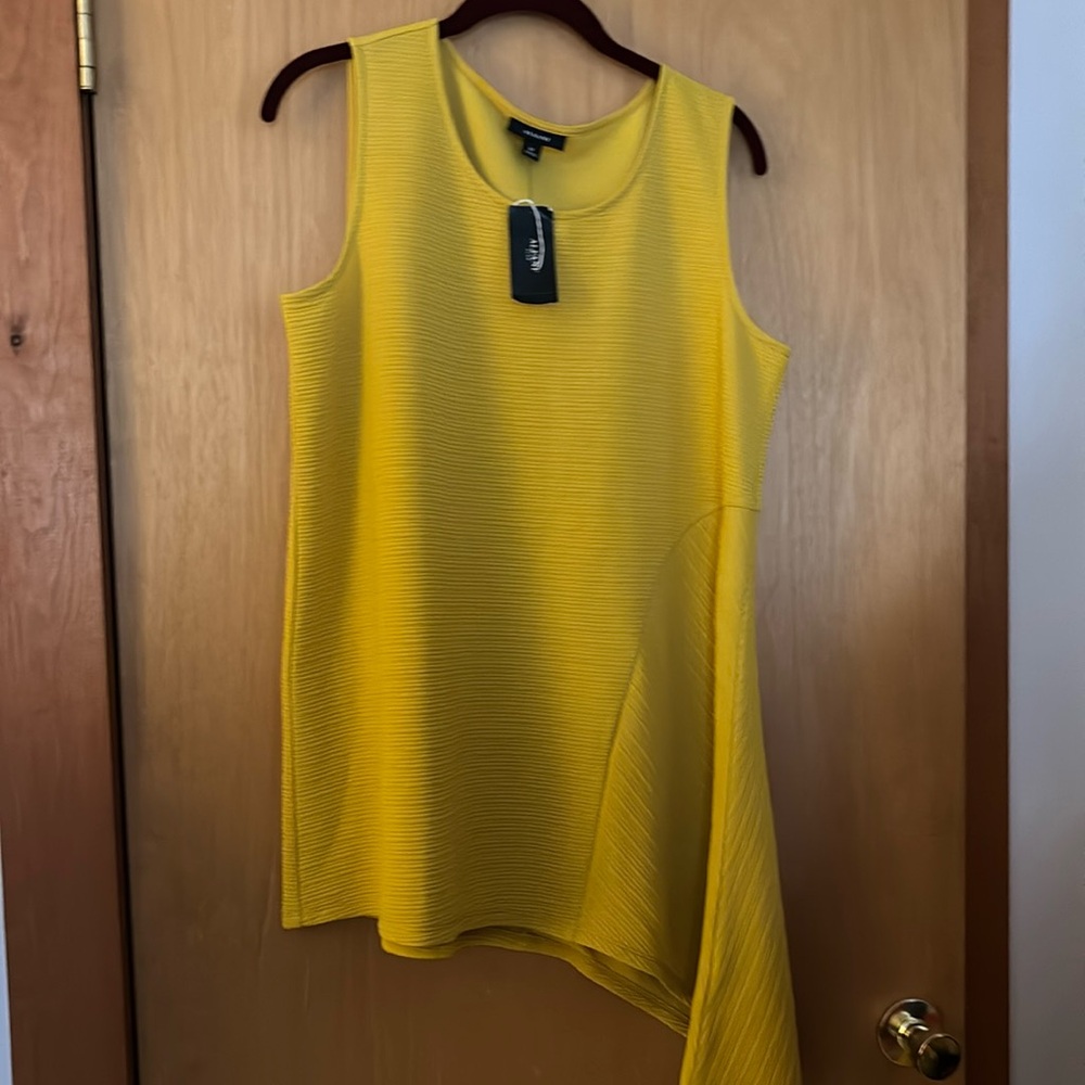 Alfani gold sleeveless dress tank OX